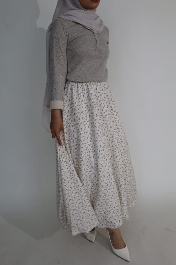 Bubble Skirt in Floral Yellow - Image 2