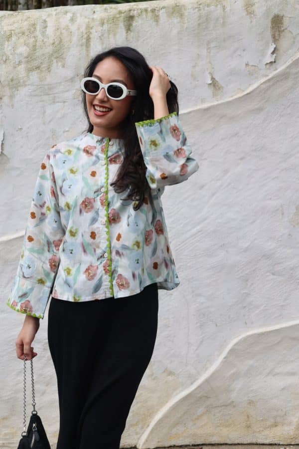 Melissa Blouse In Apple - Image 2