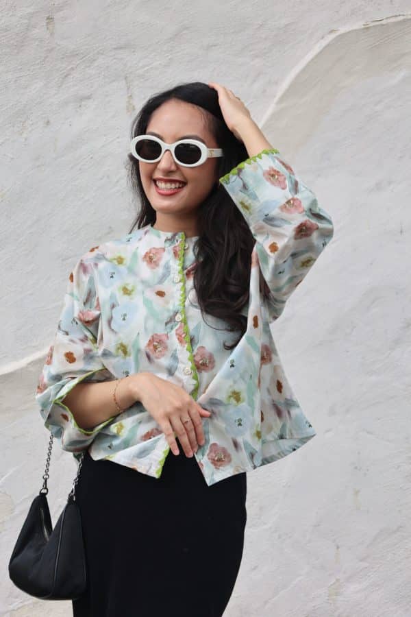 Melissa Blouse In Apple