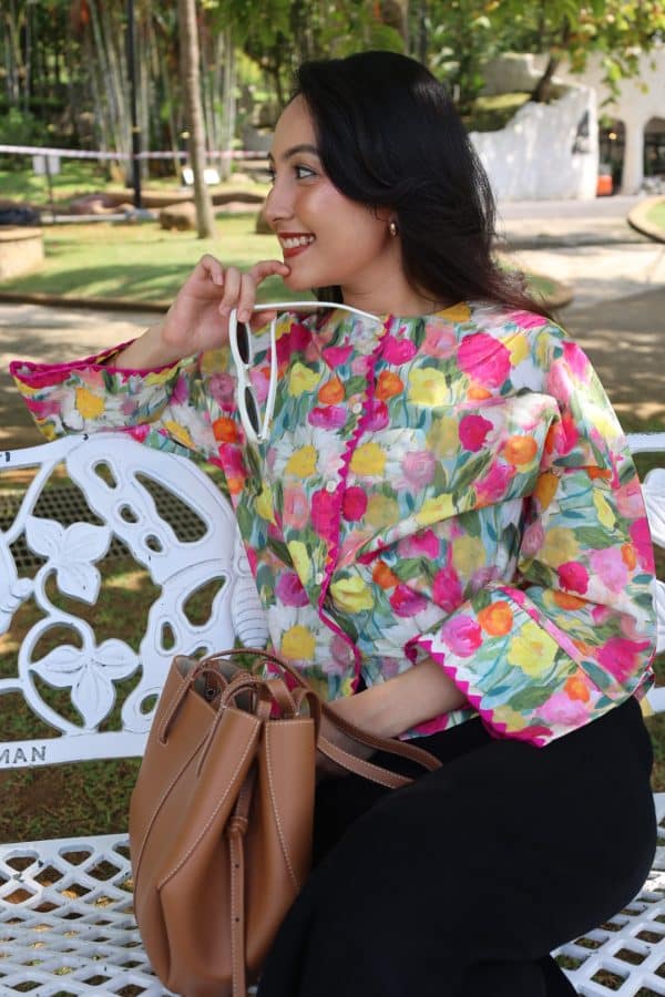 Melissa Blouse In Fushcia - Image 4