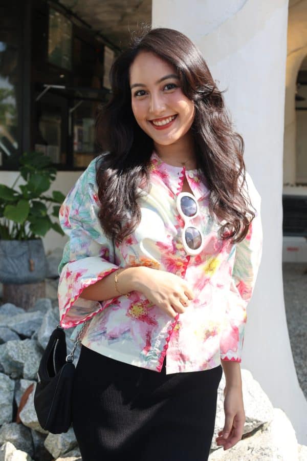 Melissa Blouse In Raspberry - Image 4