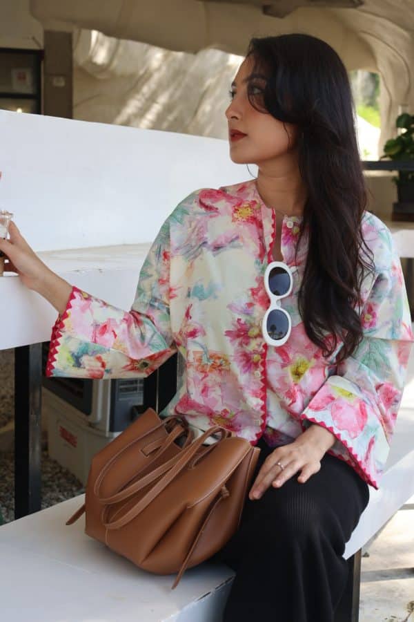 Melissa Blouse In Raspberry