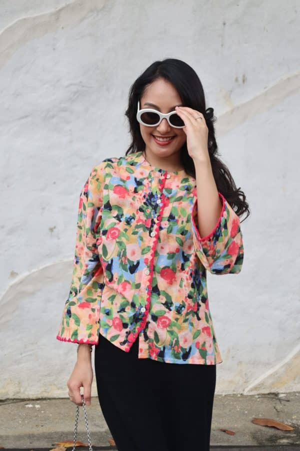 Melissa Blouse In Strawberry