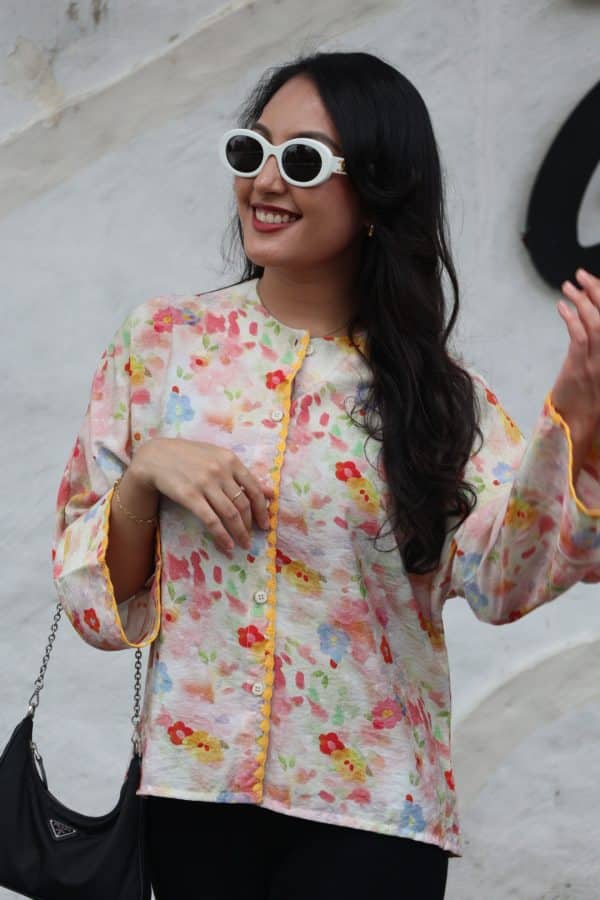 Melissa Blouse In Yellow - Image 2