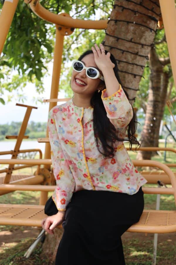 Melissa Blouse In Yellow - Image 3