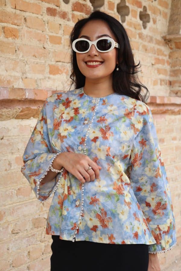 Melissa Blouse In Bleuette - Image 4