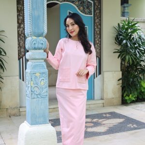 Kurung Imani In Blush Pink